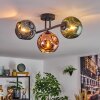 Ripoll Lampa sufitowa, Kula świetlna Niebeieski, Zielony, W kolorze miedzi, 3-punktowe