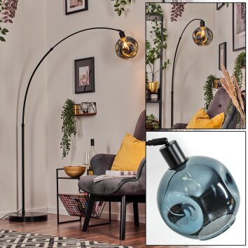 Ripoll Lampa stojąca, Lampy łukowe Czarny, 1-punktowy