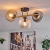 Koyoto Lampa sufitowa, Kula świetlna Złoty, Czarny, 3-punktowe