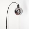 Ripoll lampa stojąca, lampa podłogowa łukowa czarny, 1-punktowy