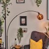 Ripoll lampa stojąca, lampa podłogowa łukowa czarny, 1-punktowy