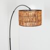 Cando lampa stojąca, lampa podłogowa łukowa czarny, 1-punktowy