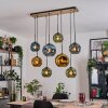Ripoll Lampa wisząca, Kula świetlna, Lampa wisząca Ecru, Czarny, 8-punktowe