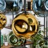 Ripoll Lampa wisząca, Kula świetlna, Lampa wisząca Ecru, Czarny, 8-punktowe