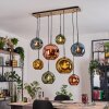 Ripoll Lampa wisząca, Kula świetlna, Lampa wisząca Ecru, Czarny, 8-punktowe