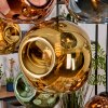 Ripoll Lampa wisząca, Kula świetlna, Lampa wisząca Ecru, Czarny, 8-punktowe