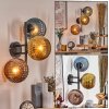 Koyoto Kula świetlna, Lampa ścienna Niebeieski, Złoty, W kolorze miedzi, 3-punktowe