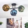 Ripoll Lampa sufitowa, Kula świetlna Niebeieski, Złoty, Zielony, 3-punktowe