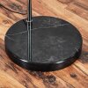 Soungou lampa stojąca, lampa podłogowa łukowa chrom, czarny, 1-punktowy, abażur z materiału