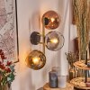 Koyoto Kula świetlna, Lampa ścienna Złoty, Czarny, 3-punktowe