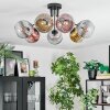 Ripoll Lampa sufitowa, Kula świetlna Złoty, Przezroczysty, W kolorze miedzi, Przydymiony, 7-punktowe