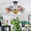 Ripoll lampa sufitowa, kula świetlna chrom, złoty, przezroczysty, miedziany, przydymiony, 5-punktowe