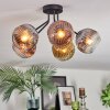 Ripoll lampa sufitowa, kula świetlna chrom, złoty, przezroczysty, miedziany, przydymiony, 5-punktowe