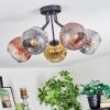 Ripoll lampa sufitowa, kula świetlna chrom, złoty, przezroczysty, miedziany, przydymiony, 5-punktowe