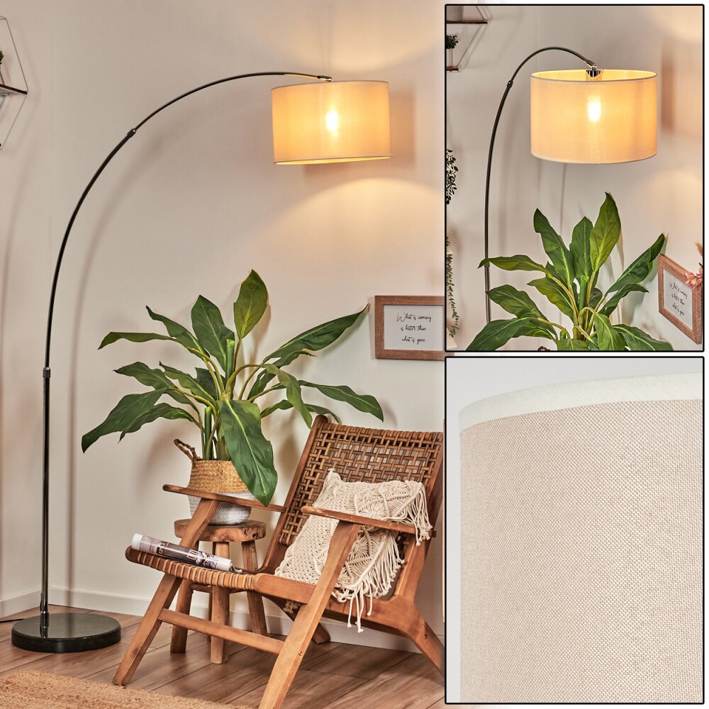 Bassagoda Lampa stojąca Chrom, Czarny, 1-punktowy main product photo