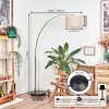 Bassagoda Lampa stojąca Chrom, Czarny, 1-punktowy
