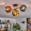 Ripoll Lampa sufitowa, Kula świetlna Złoty, Czarny, 3-punktowe