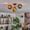 Ripoll Lampa sufitowa, Kula świetlna Złoty, Czarny, 3-punktowe