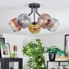 Ripoll lampa sufitowa, kula świetlna złoty, przezroczysty, miedziany, przydymiony, 5-punktowe