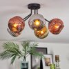 Ripoll lampa sufitowa, kula świetlna chrom, złoty, miedziany, przydymiony, 5-punktowe