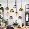 Gastor Lampa wisząca, Kula świetlna, Lampa wisząca W kolorze bursztynu, Złoty, Przezroczysty, Przydymiony, 8-punktowe
