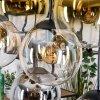Gastor Lampa wisząca, Kula świetlna, Lampa wisząca W kolorze bursztynu, Złoty, Przezroczysty, Przydymiony, 8-punktowe