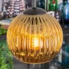 Koyoto lampa wisząca, kula świetlna, lampa wisząca kaskadowa niebeieski, złoty, zielony, 4-punktowe