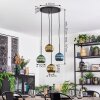 Koyoto Lampa wisząca, Kula świetlna, Lampa wiszącego klastra Niebeieski, Złoty, Zielony, 4-punktowe
