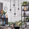 Ripoll lampa wisząca, kula świetlna, lampa wisząca kaskadowa przezroczysty, 4-punktowe
