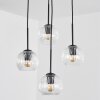 Ripoll lampa wisząca, kula świetlna, lampa wisząca kaskadowa przezroczysty, 4-punktowe