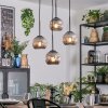 Ripoll lampa wisząca, kula świetlna, lampa wisząca kaskadowa przydymiony, 4-punktowe