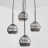 Ripoll lampa wisząca, kula świetlna, lampa wisząca kaskadowa przydymiony, 4-punktowe