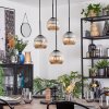 Ripoll lampa wisząca, kula świetlna, lampa wisząca kaskadowa bursztynowy, 4-punktowe