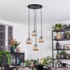 Ripoll lampa wisząca, kula świetlna, lampa wisząca kaskadowa bursztynowy, 4-punktowe