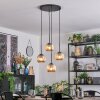 Ripoll lampa wisząca, kula świetlna, lampa wisząca kaskadowa bursztynowy, 4-punktowe