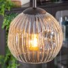 Ripoll Lampa wisząca, Kula świetlna, Lampa wiszącego klastra W kolorze bursztynu, Przezroczysty, 4-punktowe