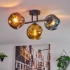 Ripoll lampa sufitowa, kula świetlna niebeieski, złoty, miedziany, 3-punktowe