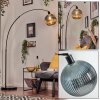 Koyoto lampa stojąca, lampa podłogowa łukowa czarny, 1-punktowy