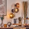 Koyoto Kula świetlna, Lampa ścienna Złoty, Czarny, 3-punktowe