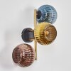 Koyoto Kula świetlna, Lampa ścienna Złoty, Czarny, 3-punktowe