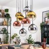 Gastor lampa wisząca, kula świetlna, lampa wisząca chrom, złoty, przezroczysty, miedziany, przydymiony, 8-punktowe