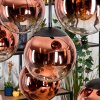 Gastor Lampa wisząca, Kula świetlna, Lampa wisząca Przezroczysty, W kolorze miedzi, 8-punktowe