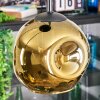 Ripoll lampa wisząca, kula świetlna, lampa wisząca kaskadowa złoty, 4-punktowe
