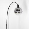 Ripoll lampa stojąca, lampa podłogowa łukowa czarny, 1-punktowy