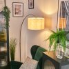 Bassagoda Lampa stojąca Nikiel matowy, Czarny, 1-punktowy