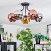 Ripoll Lampa sufitowa, Kula świetlna Chrom, Złoty, W kolorze miedzi, Przydymiony, 5-punktowe