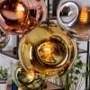 Ripoll Lampa wisząca, Kula świetlna, Lampa wisząca Ecru, Czarny, 8-punktowe