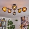 Koyoto Lampa sufitowa, Kula świetlna 73 cm Niebeieski, Złoty, W kolorze miedzi, 6-punktowe
