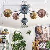Koyoto Lampa sufitowa, Kula świetlna 73 cm Niebeieski, Złoty, W kolorze miedzi, 6-punktowe