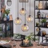 Koyoto Lampa wisząca, Kula świetlna, Lampa wiszącego klastra W kolorze bursztynu, Przezroczysty, 4-punktowe